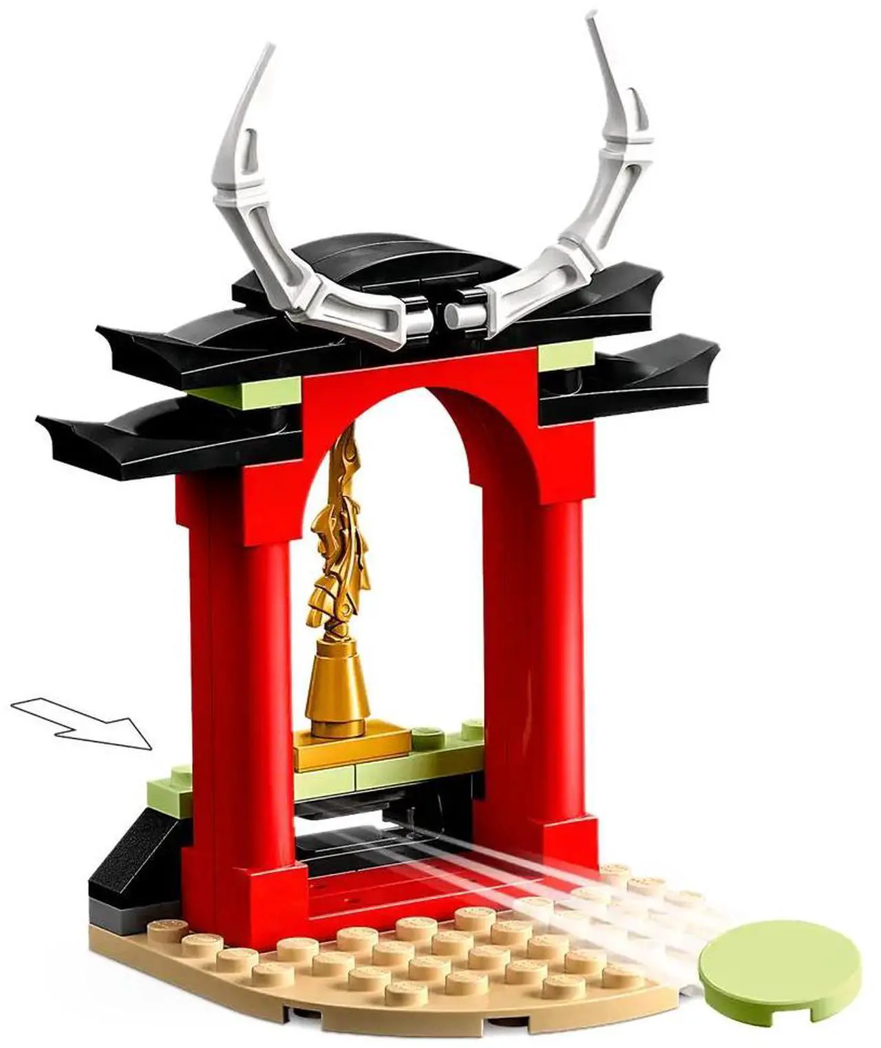 Alt view image 4 of 5 - international version ninjago Series 71788 Lloyds Ninja Street Bike Number of parts 64 Suitable for age 4+ toy building blocks