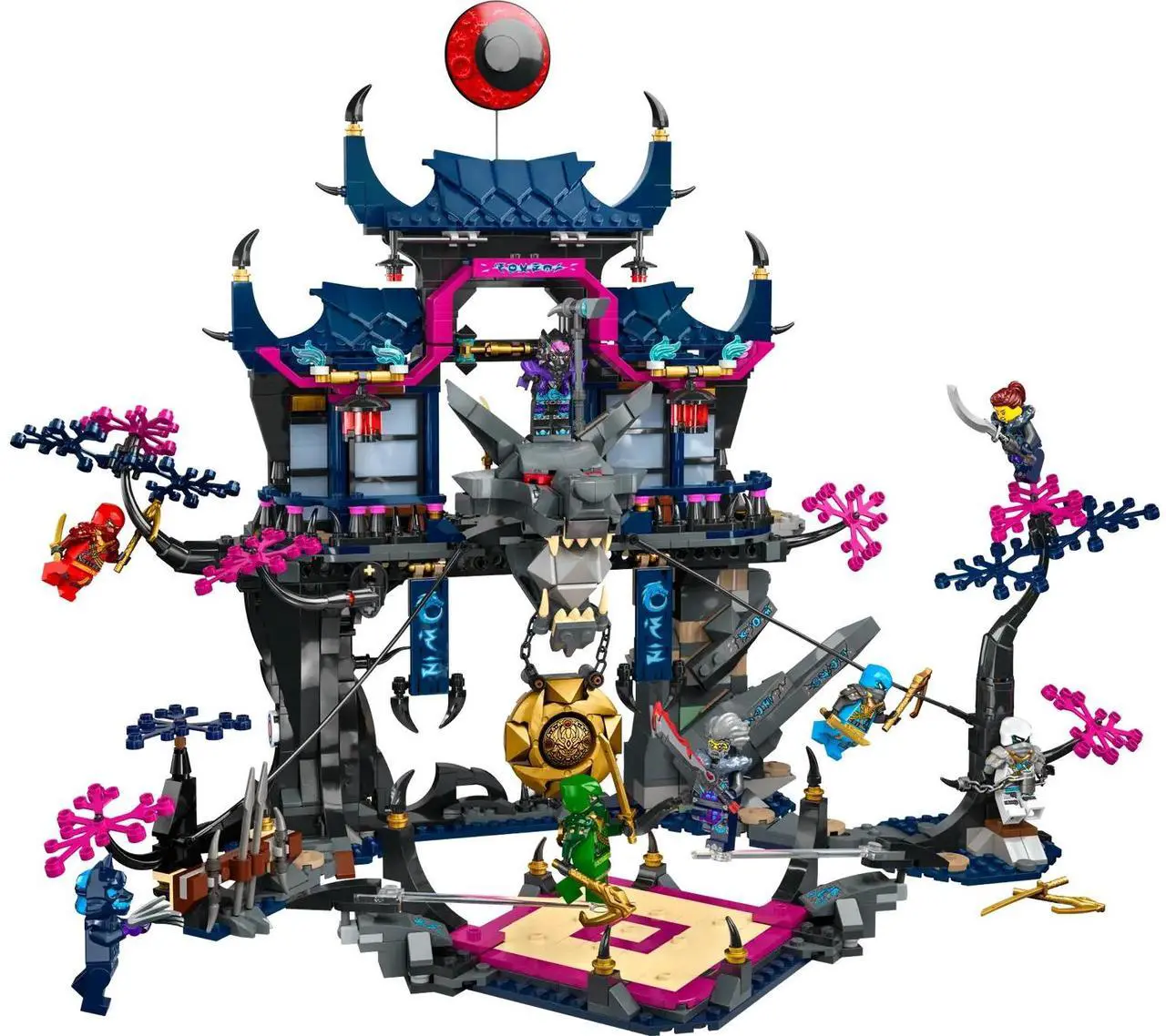 Main image of international version ninjago Series 71813 Wolf Mask Shadow Dojo Number of parts 1190 Suitable for age 9+ toy building blocks