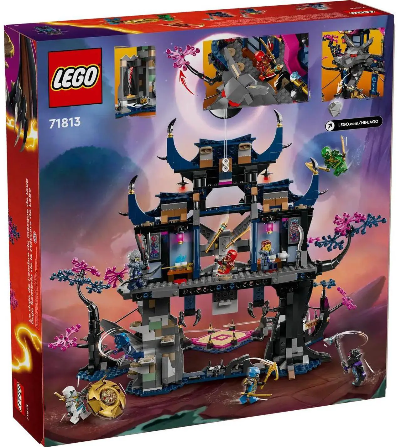 Alt view image 5 of 5 - international version ninjago Series 71813 Wolf Mask Shadow Dojo Number of parts 1190 Suitable for age 9+ toy building blocks