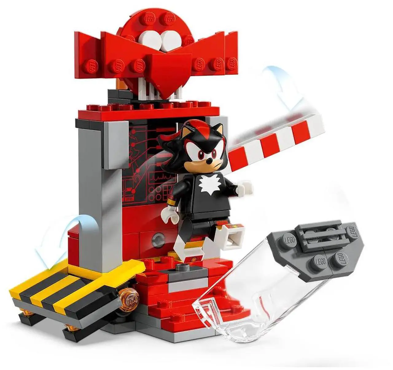 Alt view image 3 of 5 - international version sonic the hedgehog Series 76995 Shadow the Hedgehog Escape Number of parts 196 Suitable for age 8+ toy building blocks