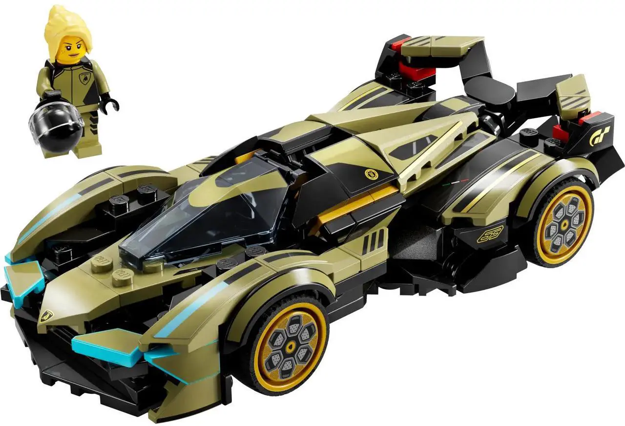 Main image of international version speed champions Series 76923 Lamborghini Lambo V12 Vision GT Super Car Number of parts 230 Suitable for age 10+ toy building blocks