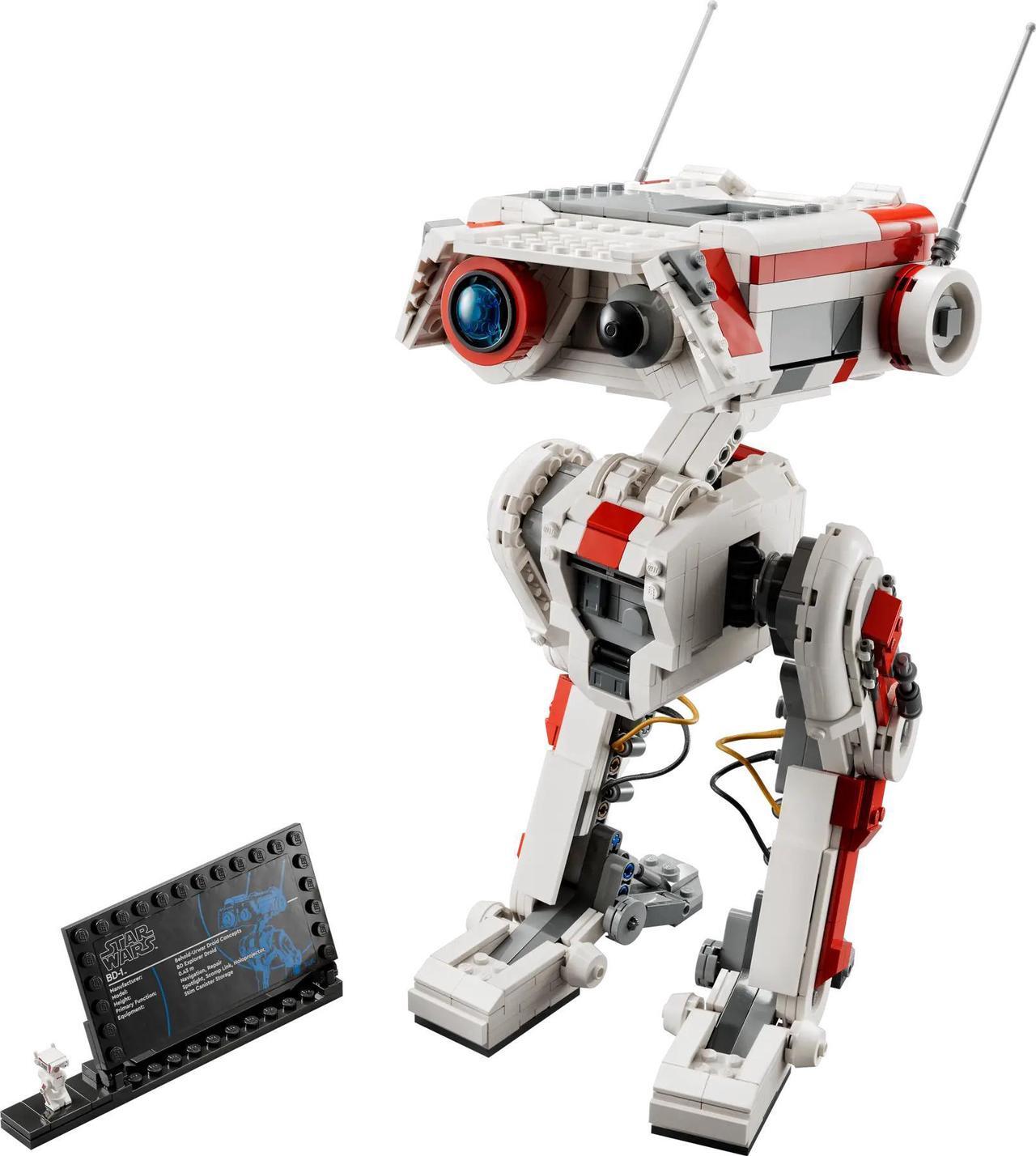 Main image of international version star wars Series 75335 BD-1 Number of parts 1062 Suitable for age 14+ toy building blocks
