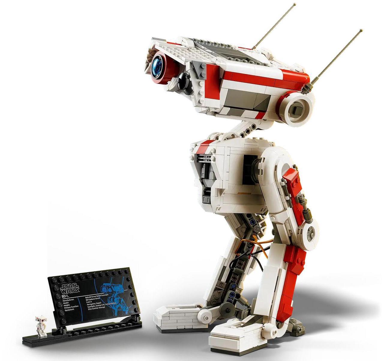 Alt view image 5 of 5 - international version star wars Series 75335 BD-1 Number of parts 1062 Suitable for age 14+ toy building blocks