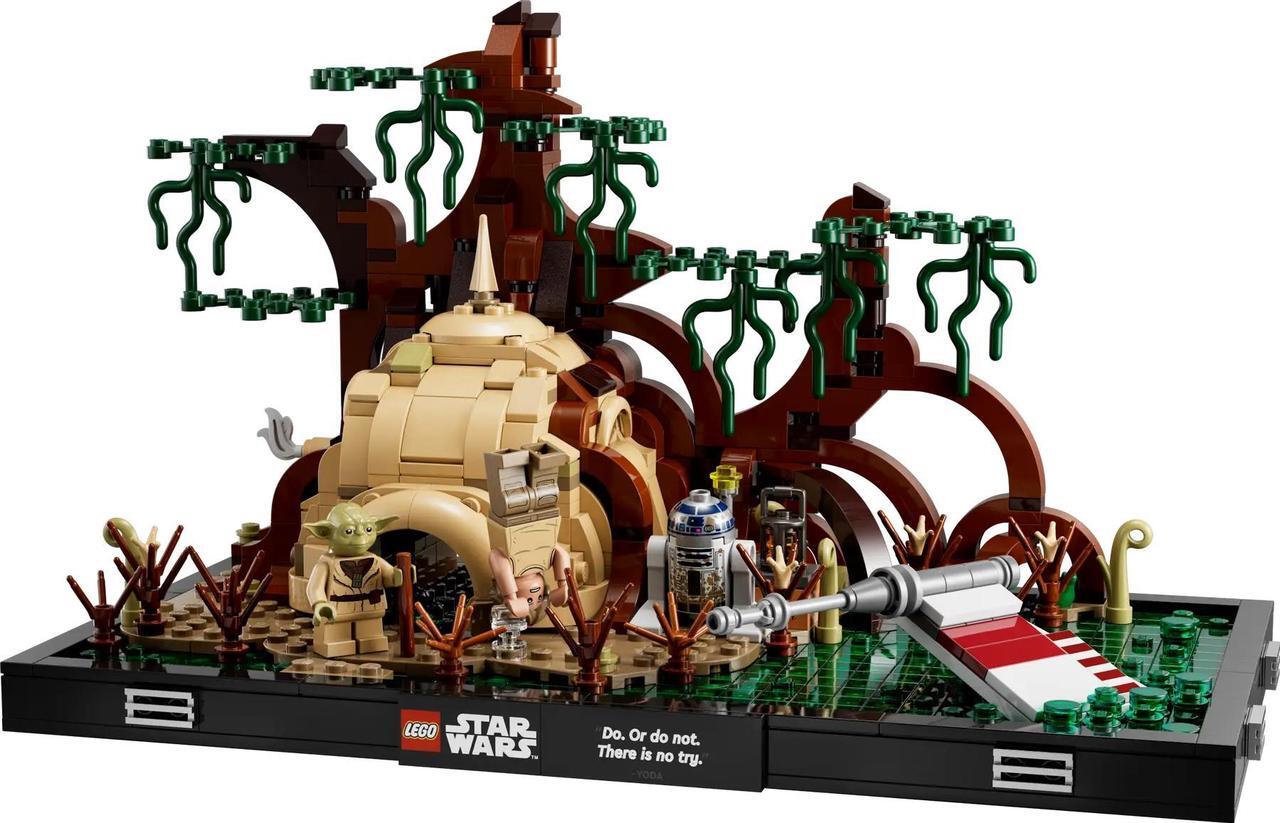 Main image of international version star wars Series 75330 Dagobah Jedi Training Diorama Number of parts 1000 Suitable for age 18+ toy building blocks