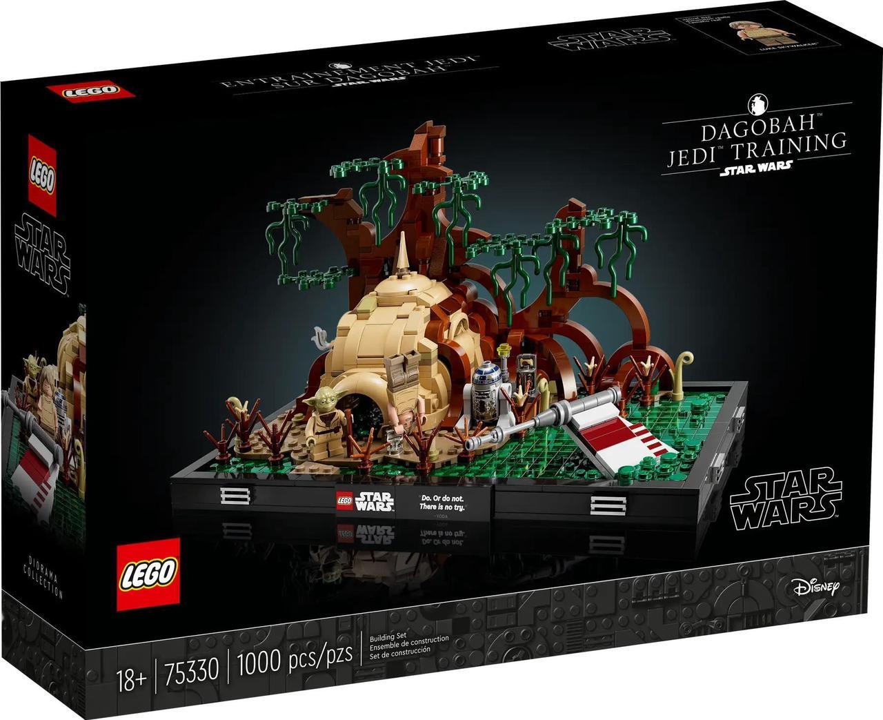 Alt view image 2 of 5 - international version star wars Series 75330 Dagobah Jedi Training Diorama Number of parts 1000 Suitable for age 18+ toy building blocks