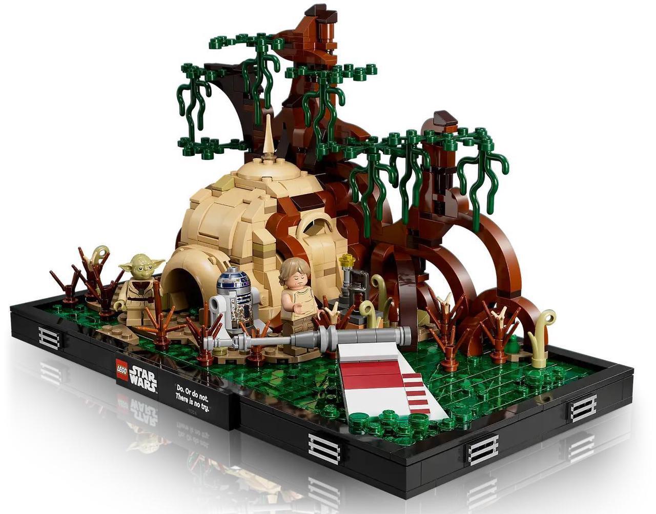 Alt view image 3 of 5 - international version star wars Series 75330 Dagobah Jedi Training Diorama Number of parts 1000 Suitable for age 18+ toy building blocks