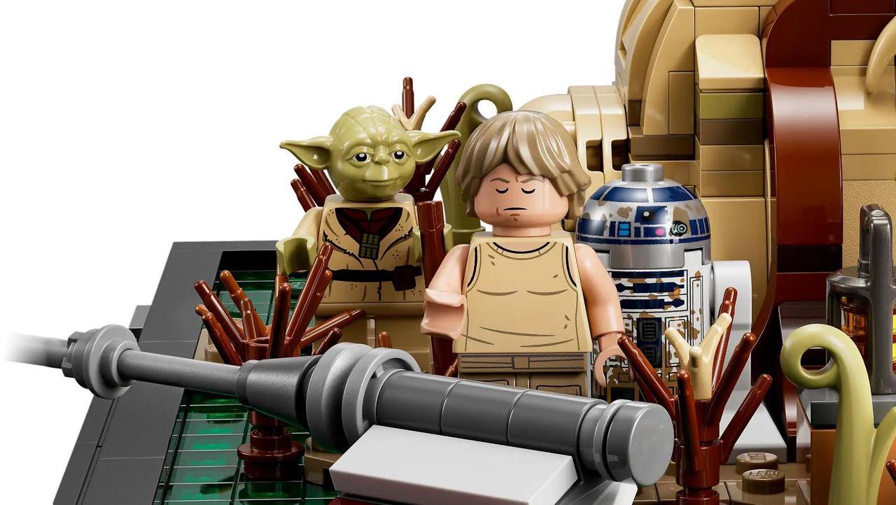 Alt view image 5 of 5 - international version star wars Series 75330 Dagobah Jedi Training Diorama Number of parts 1000 Suitable for age 18+ toy building blocks
