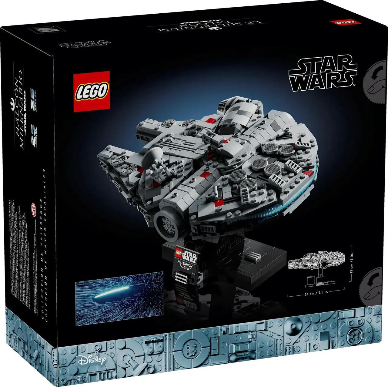 Alt view image 5 of 5 - international version star wars Series 75375 Millennium Falcon Number of parts 921 Suitable for age 18+ toy building blocks