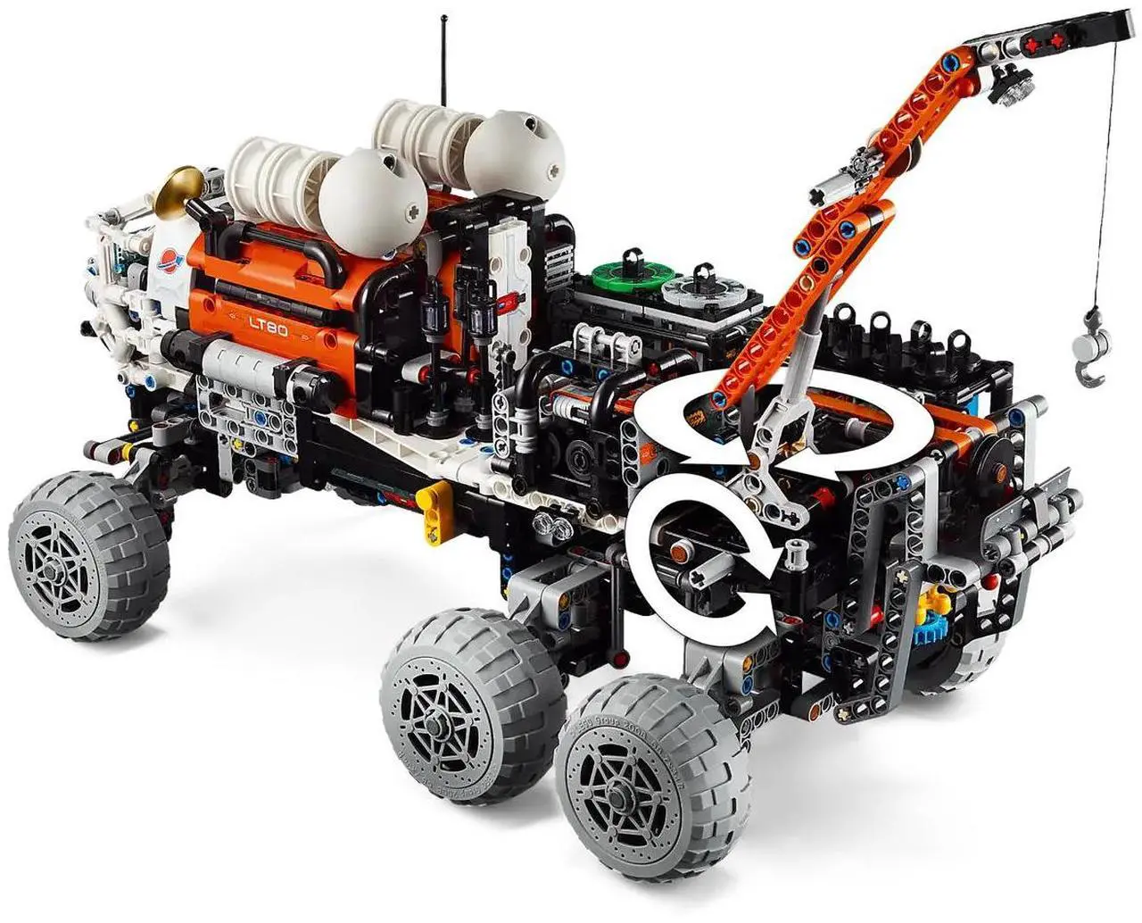 Alt view image 5 of 5 - international version TECHHNIC Series 42180 Mars Crew Exploration Rover Number of parts 1599 Suitable for age 11+ toy building blocks