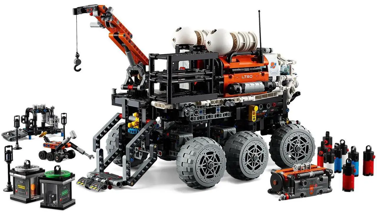 Alt view image 3 of 5 - international version TECHHNIC Series 42180 Mars Crew Exploration Rover Number of parts 1599 Suitable for age 11+ toy building blocks