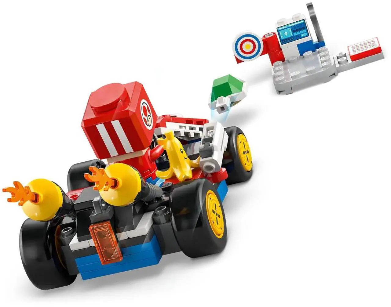 Alt view image 5 of 5 - international version super mario Series 72032 Mario Kart  Standard Kart Number of parts 174 Suitable for age 7+ toy building blocks