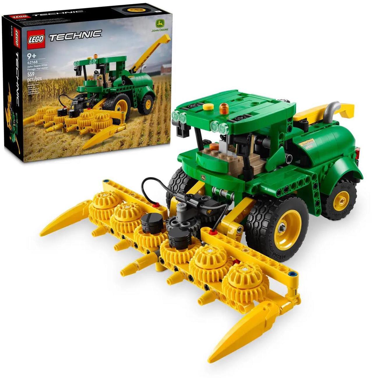 Alt view image 2 of 5 - international version TECHHNIC Series 42168 John Deere 9700 Forage Harvester Number of parts 559 Suitable for age 9+ toy building blocks
