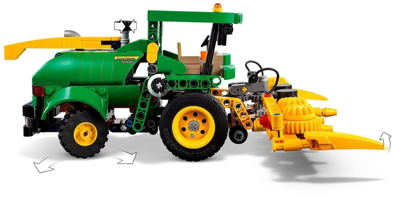 Alt view image 4 of 5 - international version TECHHNIC Series 42168 John Deere 9700 Forage Harvester Number of parts 559 Suitable for age 9+ toy building blocks