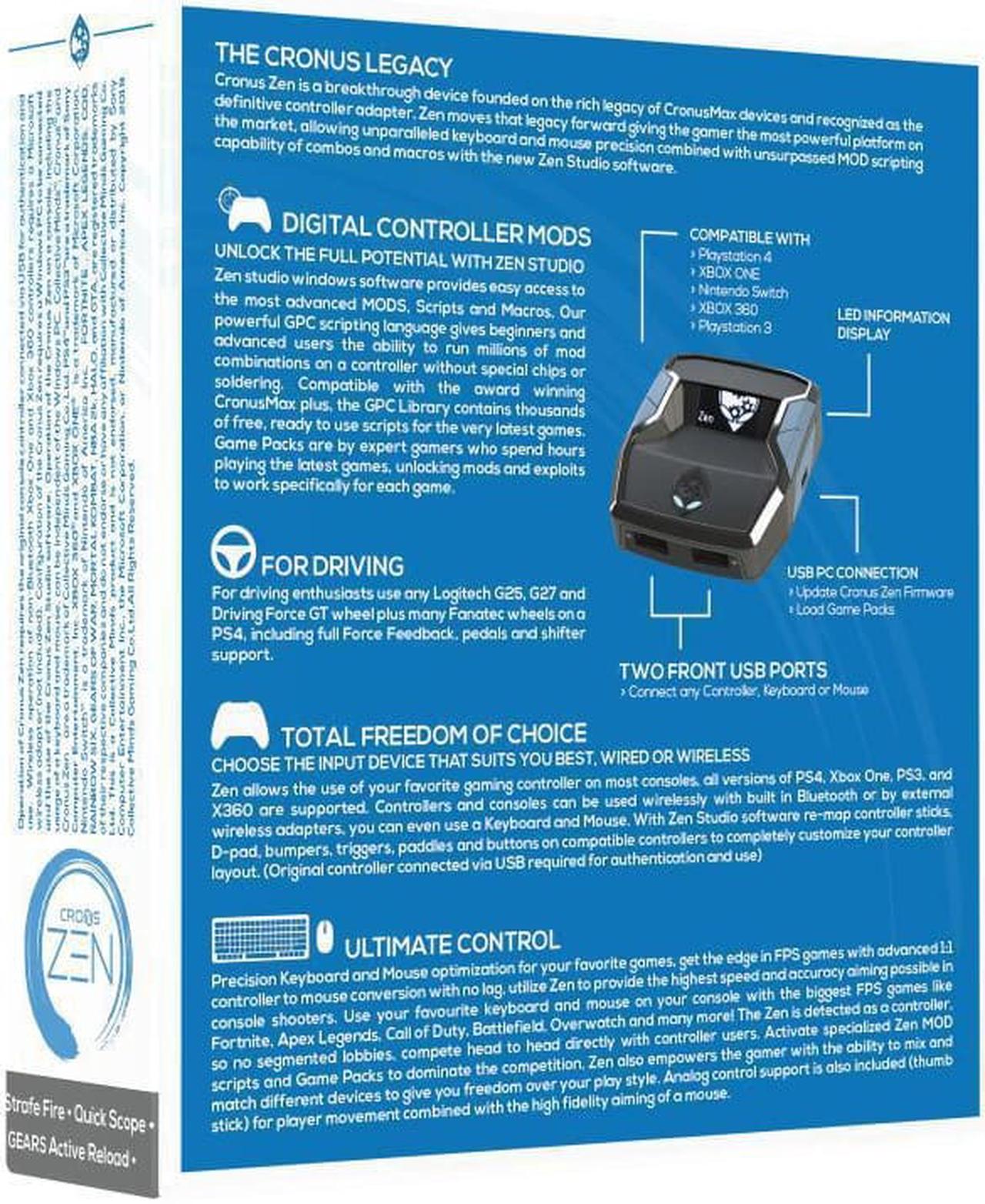 Alt view image 4 of 5 - Kemai 2 (CronusZen)PS4 XBOX1 NS all wired wireless controller converter Cronus Zen
