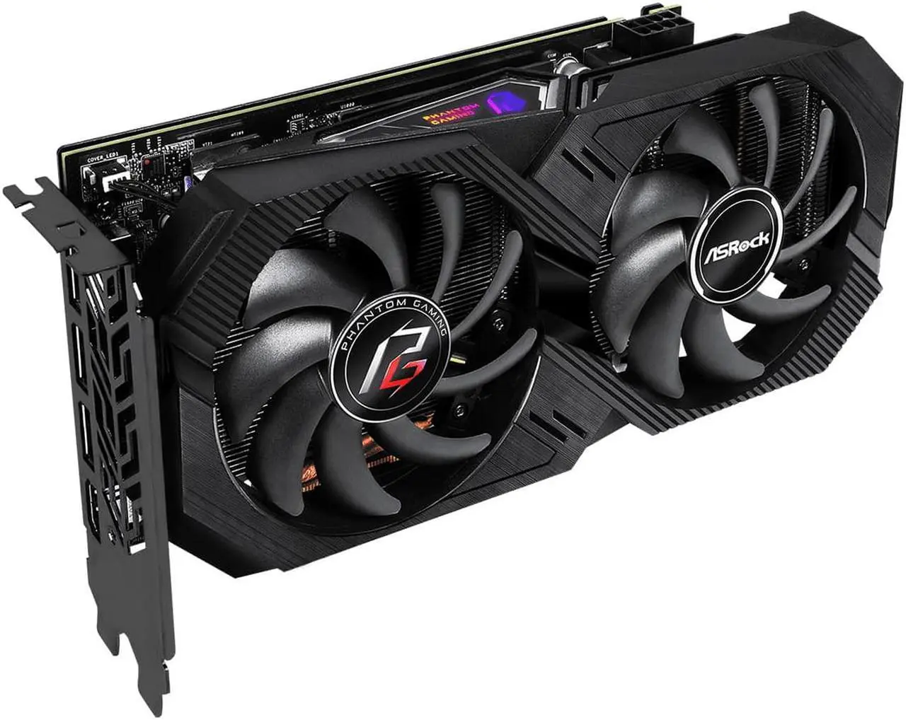 Alt view image 2 of 5 - ASRock AMD Radeon RX 590 GME Phantom Gaming 8G OC PCI Express x16 Gen3 OpenGL 4.5 1385 MHz 8000 MHz 256-bit 7680 x 4320 550W Video Cards