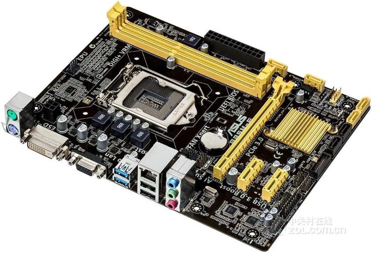 Alt view image 2 of 3 - B85M-F LGA 1150 ddr3 motherboard,Applicable to computer assembly