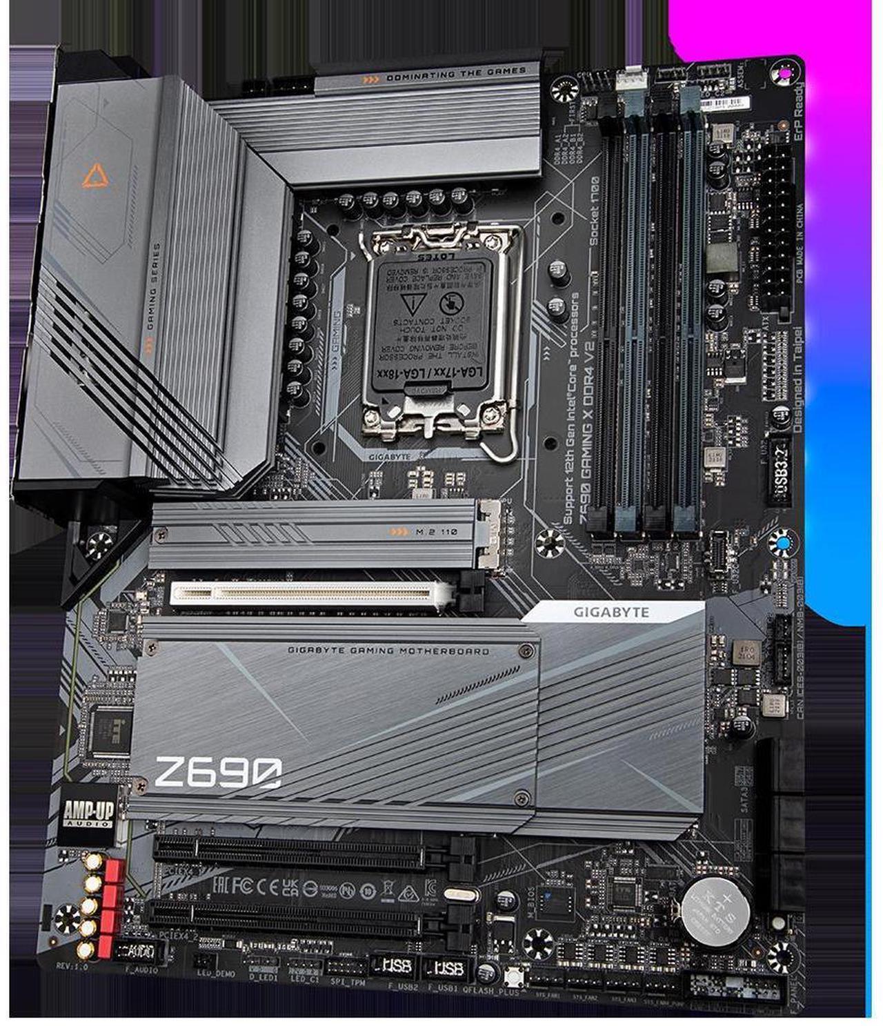 Alt view image 2 of 4 - GIGABYTE Z690 GAMING X DDR4 V2 LGA 1700 Intel Z690 DDR4 128GB ATX