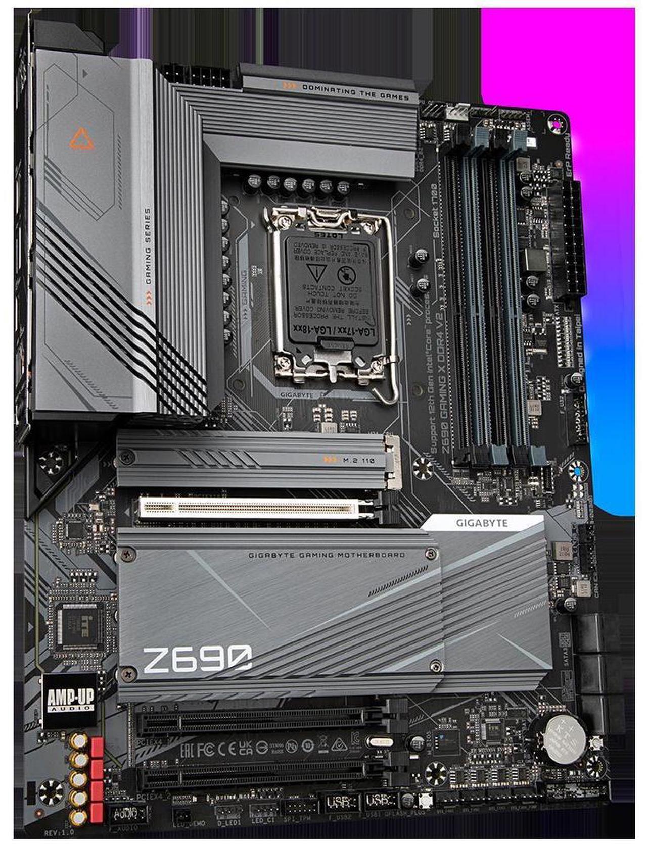 Alt view image 4 of 4 - GIGABYTE Z690 GAMING X DDR4 V2 LGA 1700 Intel Z690 DDR4 128GB ATX