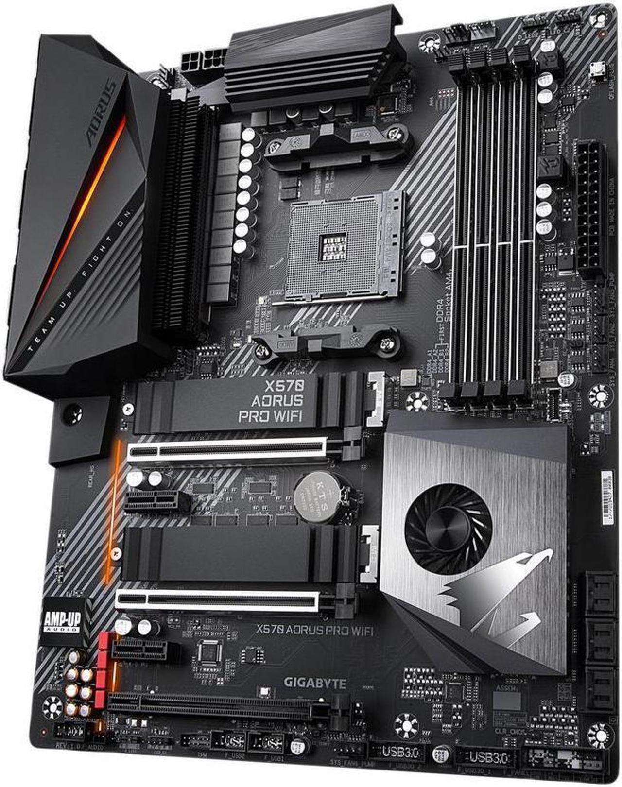 Alt view image 2 of 5 - GIGABYTE X570 PRO WIFI Socket AM4 AMD X570 DDR4 128GB ATX