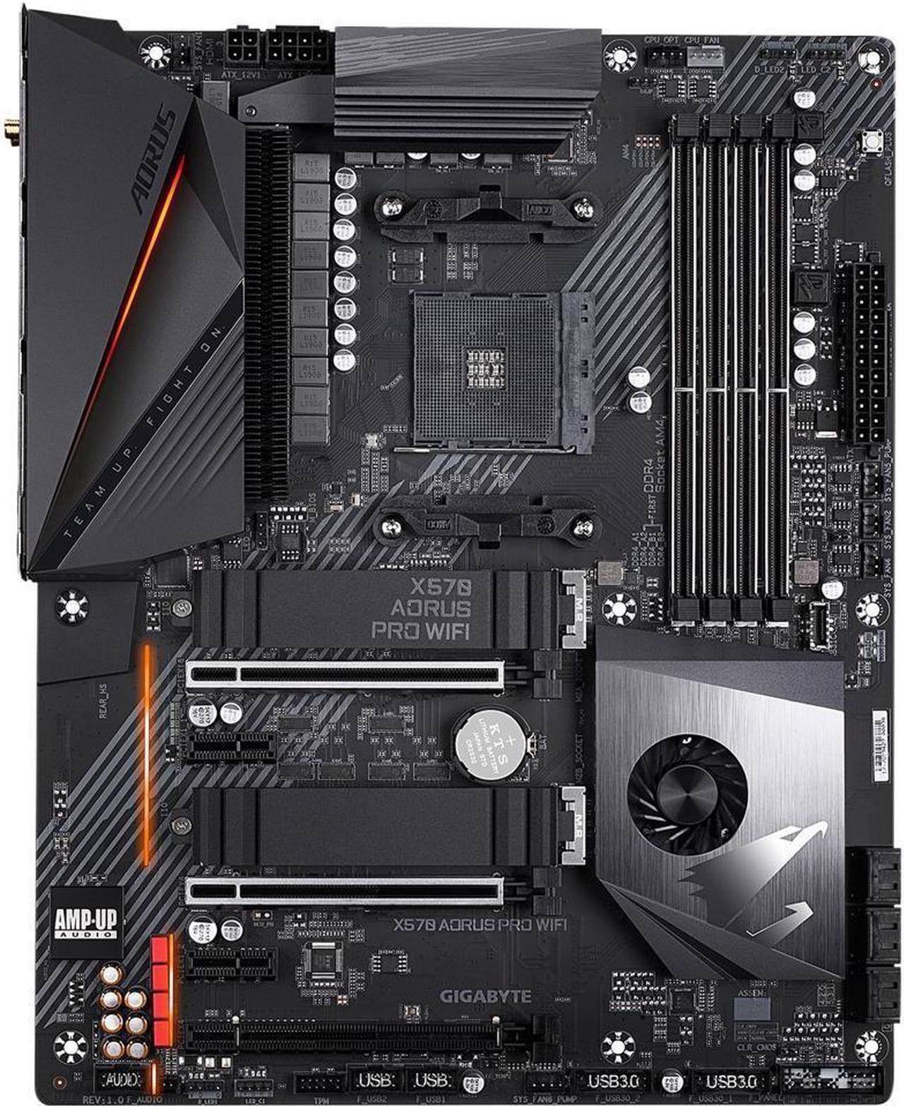 Main image of GIGABYTE X570 PRO WIFI Socket AM4 AMD X570 DDR4 128GB ATX