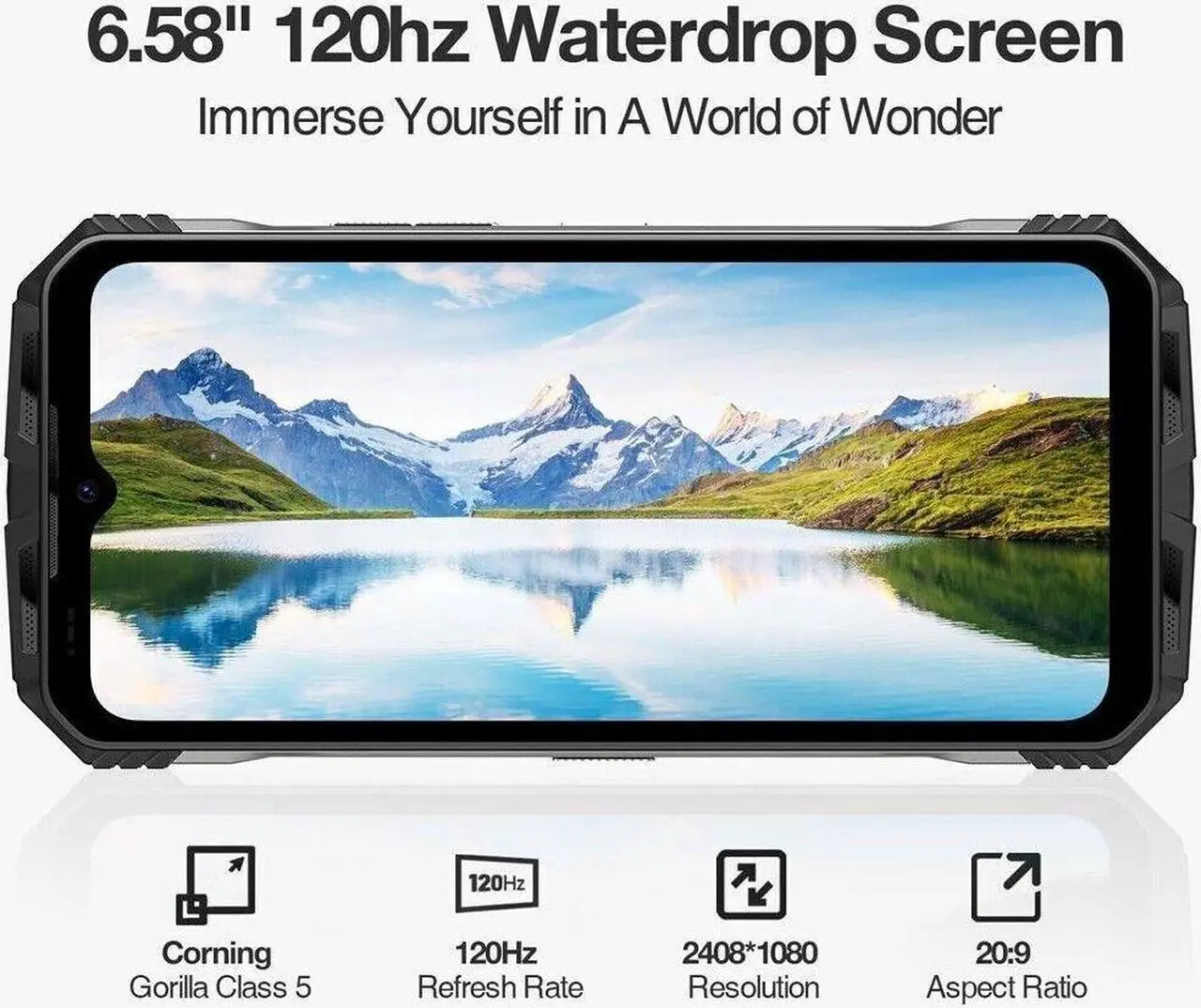 Alt view image 7 of 7 - DOOGEE S100 PRO Rugged Smartphone 22000mAh (12GB+8gb)+256GB 4G Unlocked Phone global version