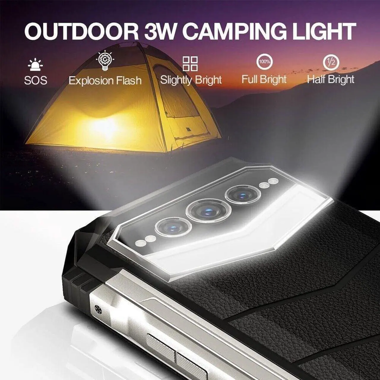 Alt view image 4 of 7 - DOOGEE S100 PRO Rugged Smartphone 22000mAh (12GB+8gb)+256GB 4G Unlocked Phone global version