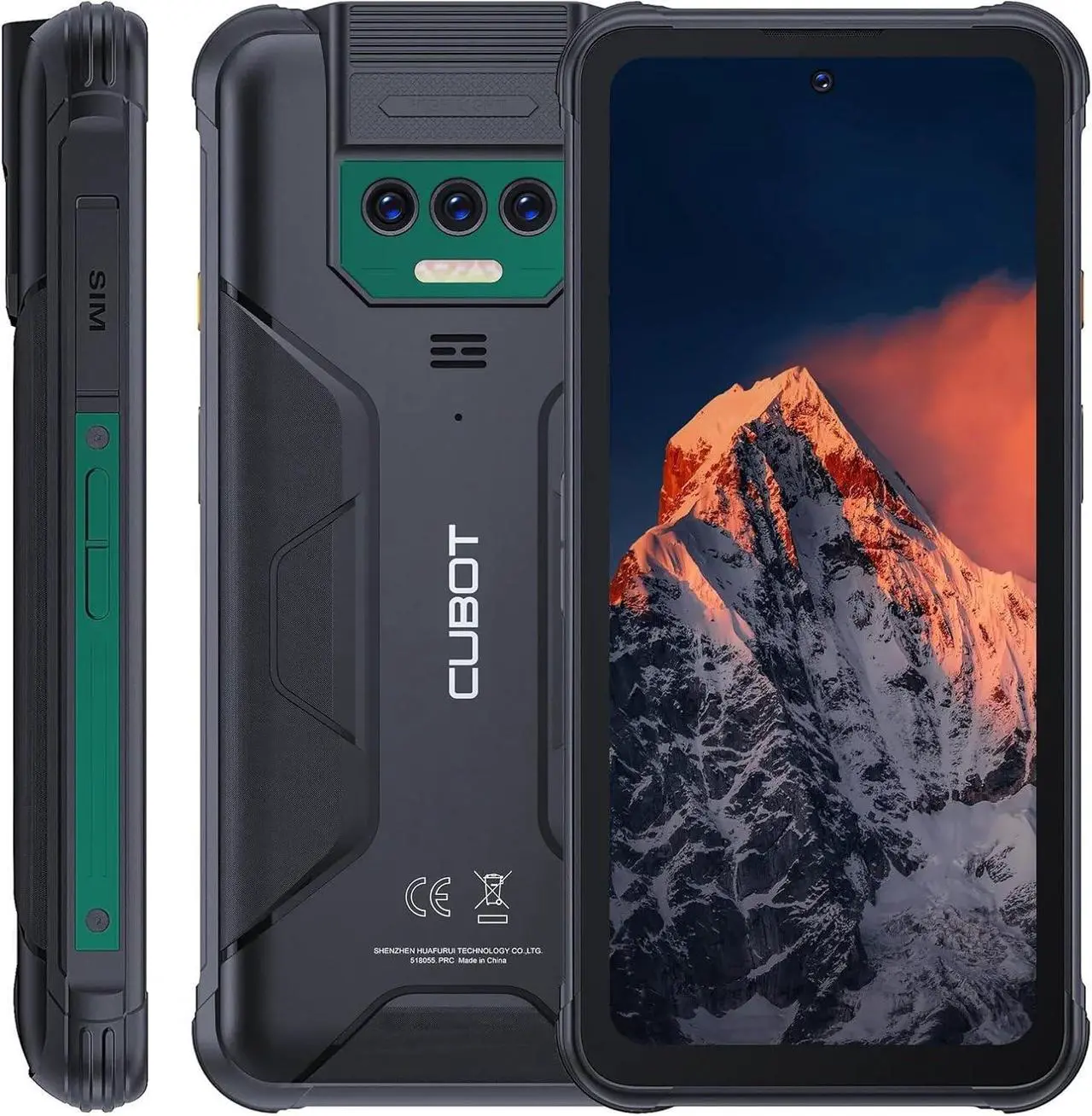 Alt view image 4 of 7 - CUBOT King Kong 8 Rugged Smartphone, 10600mAh Rugged Phone Unlocked, 12GB RAM+256GB ROM Cell Phones, 6.52" Screen, 5000LM LED Flashlight, 48MP Camera, IP68/69K/4G Dual SIM Android 13 Smart Phone