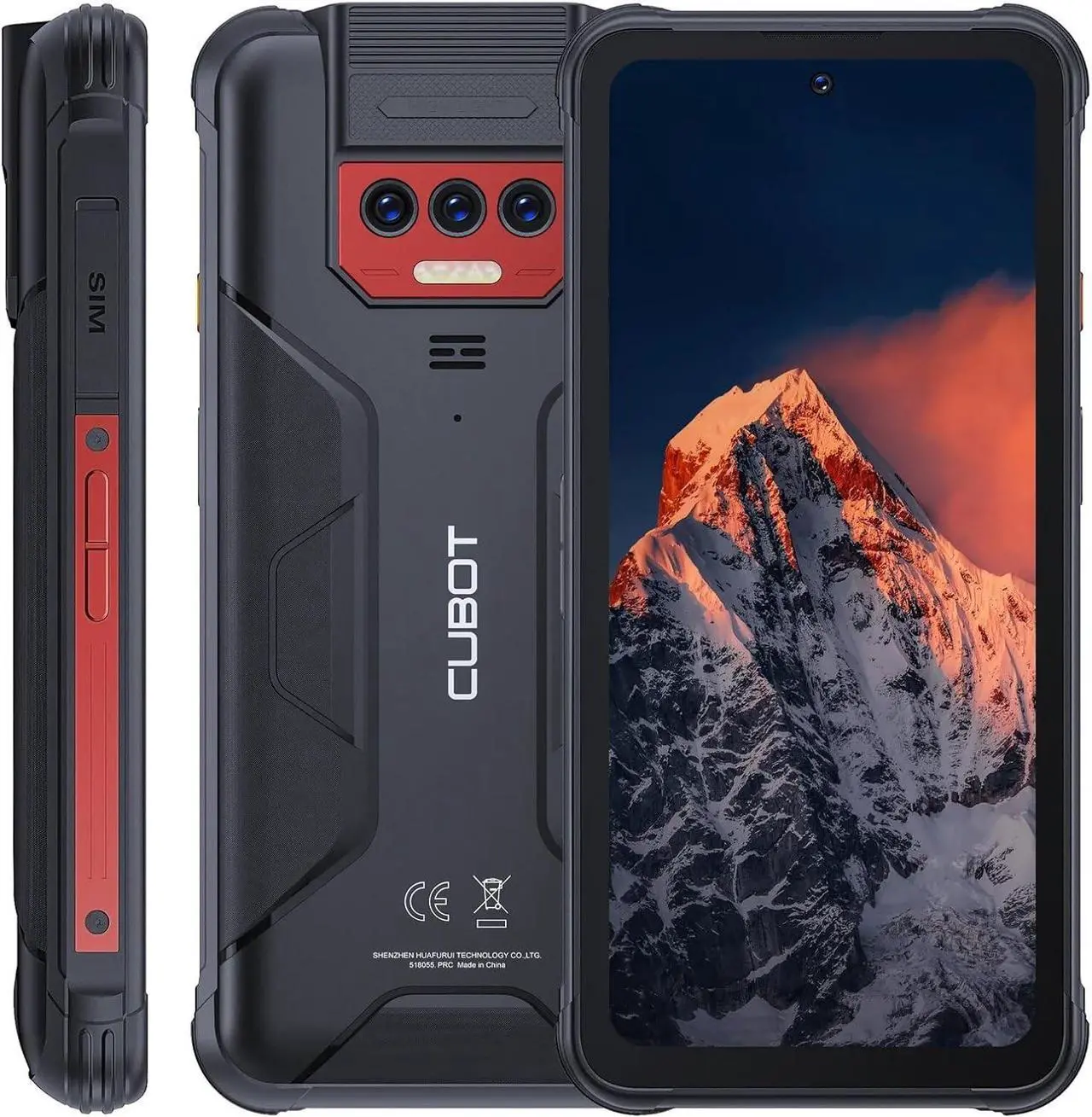 Main image of CUBOT King Kong 8 Rugged Smartphone, 10600mAh Rugged Phone Unlocked, 12GB RAM+256GB ROM Cell Phones, 6.52" Screen, 5000LM LED Flashlight, 48MP Camera, IP68/69K/4G Dual SIM Android 13 Smart Phone