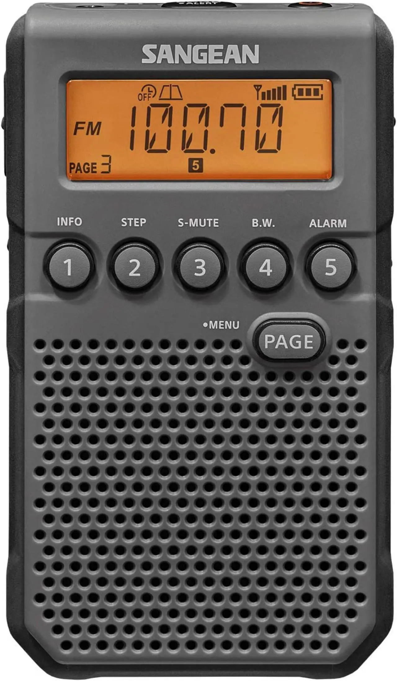 Alt view image 14 of 19 - Sangean DT-800BK AM/FM Weather Alert Pocket Radio (Black)