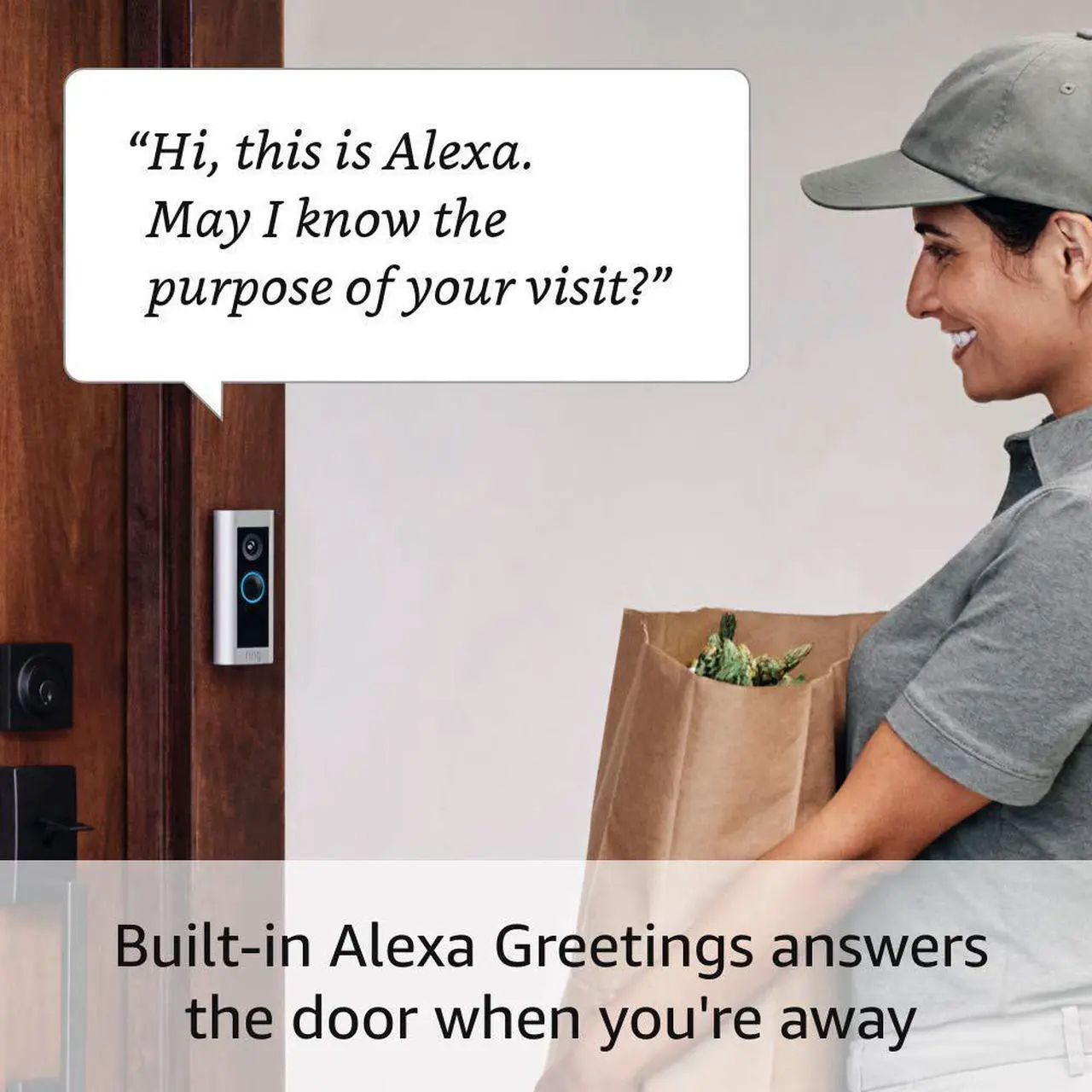 Alt view image 11 of 20 - Ring Wired Video Doorbell Pro, Smart WiFi Video Doorbell Wired - Satin Nickel