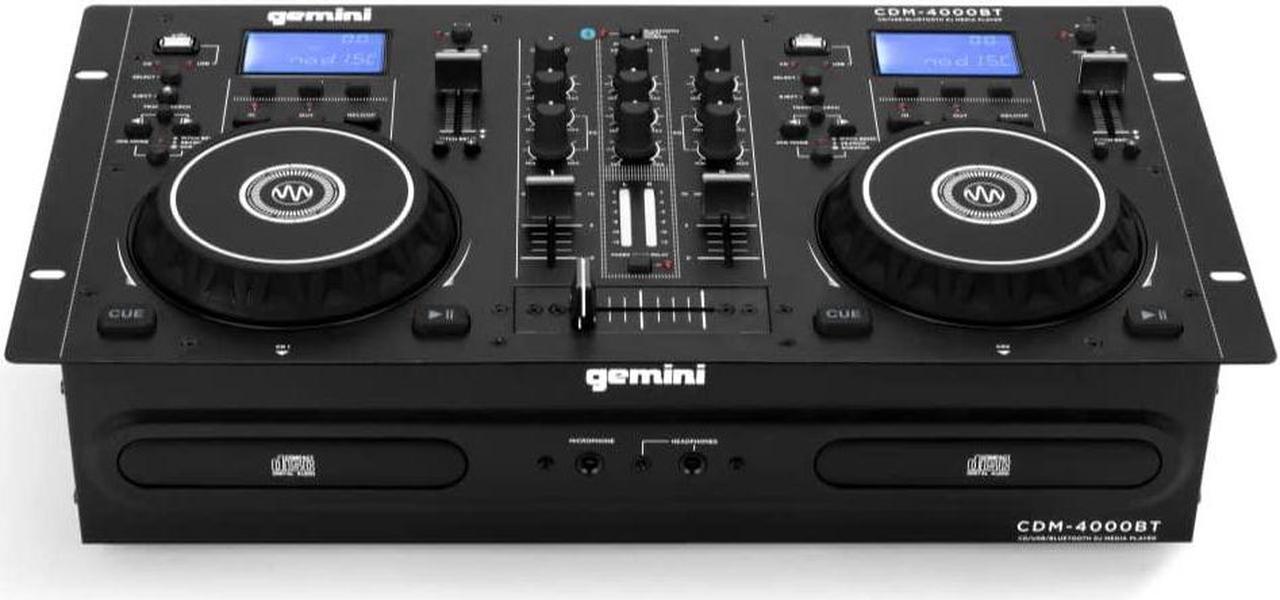Main image of Gemini Sound Pro StandAlone DJ Dual Deck Media Player Mixer