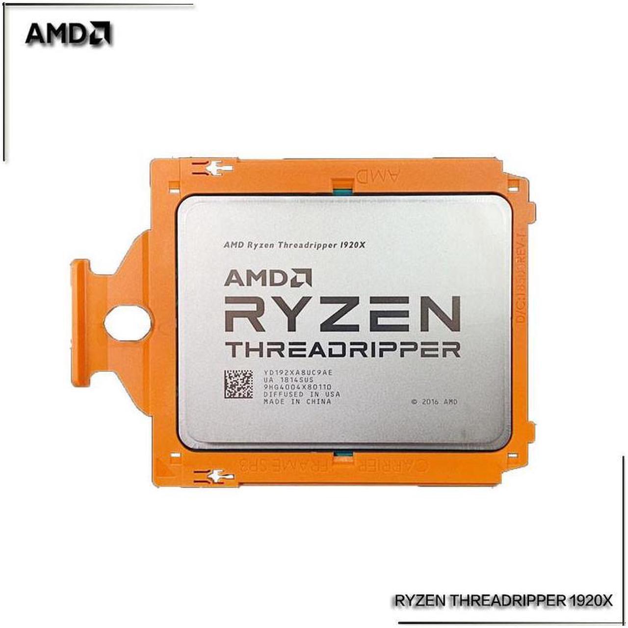 Main image of AMD Ryzen Threadripper 1st Gen - RYZEN Threadripper 1920X Whitehaven (Zen) 12-Core / 24 Threads 3.5 GHz Socket sTR4 180W YD192XA8AEWOF Desktop Processor