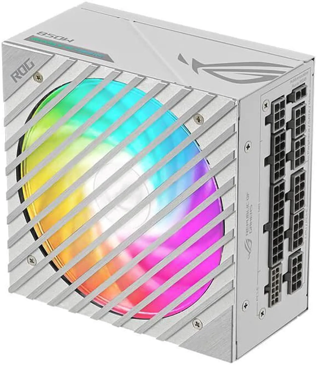 Alt view image 3 of 4 - ASUS ROG Loki SFX-L 850W 80+  Platinum Efficiency Full Modular Power Supply, Compatible with PCIe Gen 5.0 and ATX 3.0, 120mm ARGB Fan, Support Aura Sync, PCIe 5.0 Power Supply