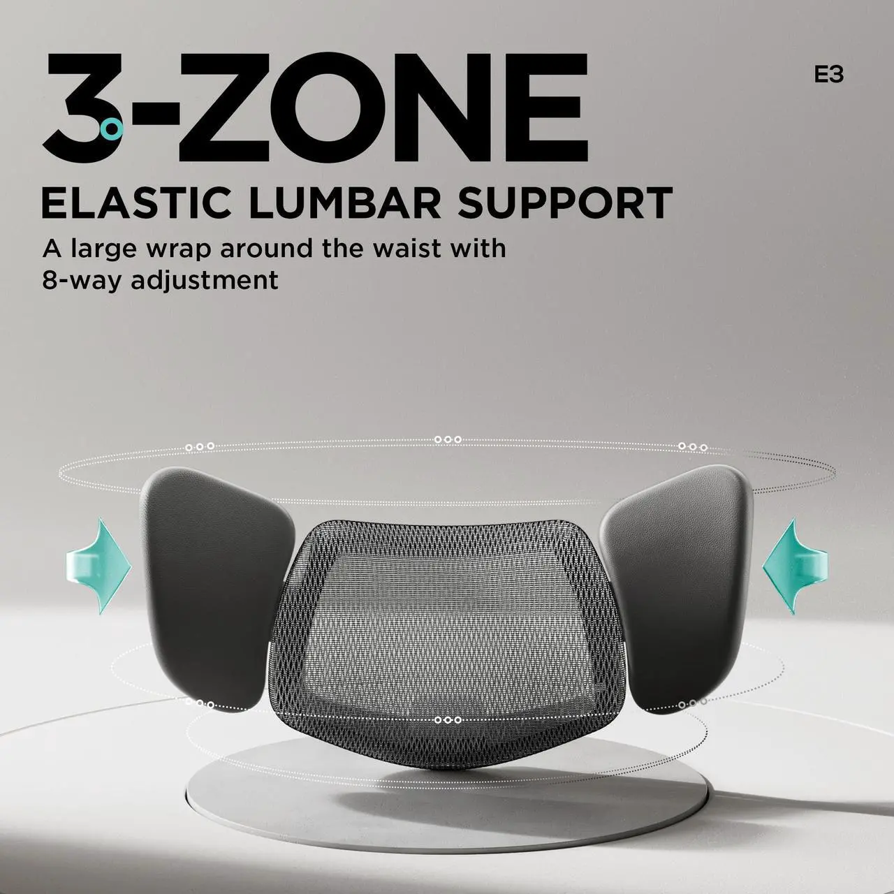 Alt view image 7 of 7 - Hbada E3 Ergonomic Office Chair Pro with Dynamic Lumbar Support, 4D Adjustable Headrest for Home Office Chair, 6D Adjustable Armrests Desk Chair, Swivel Big and Tall Computer Chair, Black(No Footrests
