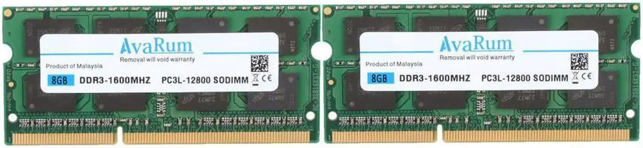 Main image of Avarum Ram 16GB Kit (2X8GB) DDR3L-1600 SODIMM Replacement for Dell Latitude E7450 2RX8 Laptop Notebook Memory