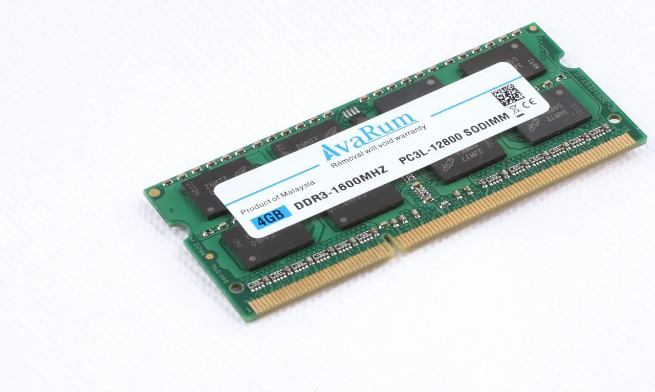 Alt view image 3 of 3 - HMT351S6CFR8A-PB Hynix Replacement 4GB DDR3L-1600 PC3L-12800 SODIMM for Laptops by Avarum Ram Non-ECC Unbuffered 2RX8 Memory