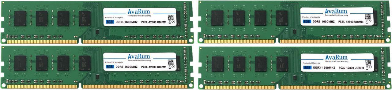 Alt view image 6 of 7 - Asus Z87-K motherboard combo with Xeon E3-1230V3 LGA 1150 CPU 4pcs X 8GB = 32GB 1600MHz DDR3L memory by Avarum Ram