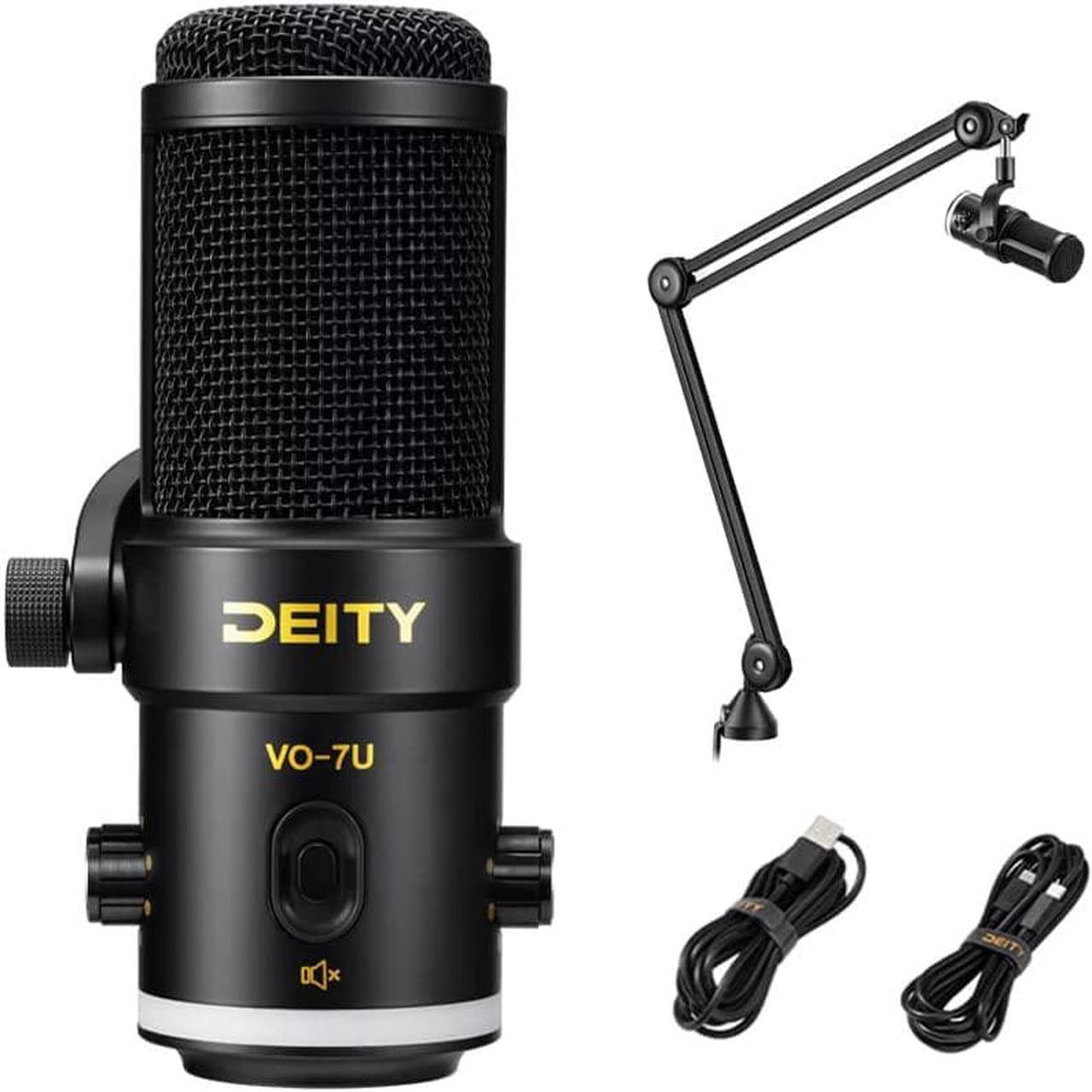 Main image of Deity VO-7U Boom Arm Kit USB Broadcast Microphone Dynamic USB Mic with RGB Lighting Effect for Phones Laptop PS5 Xbox Live Stream Conference Broadcast