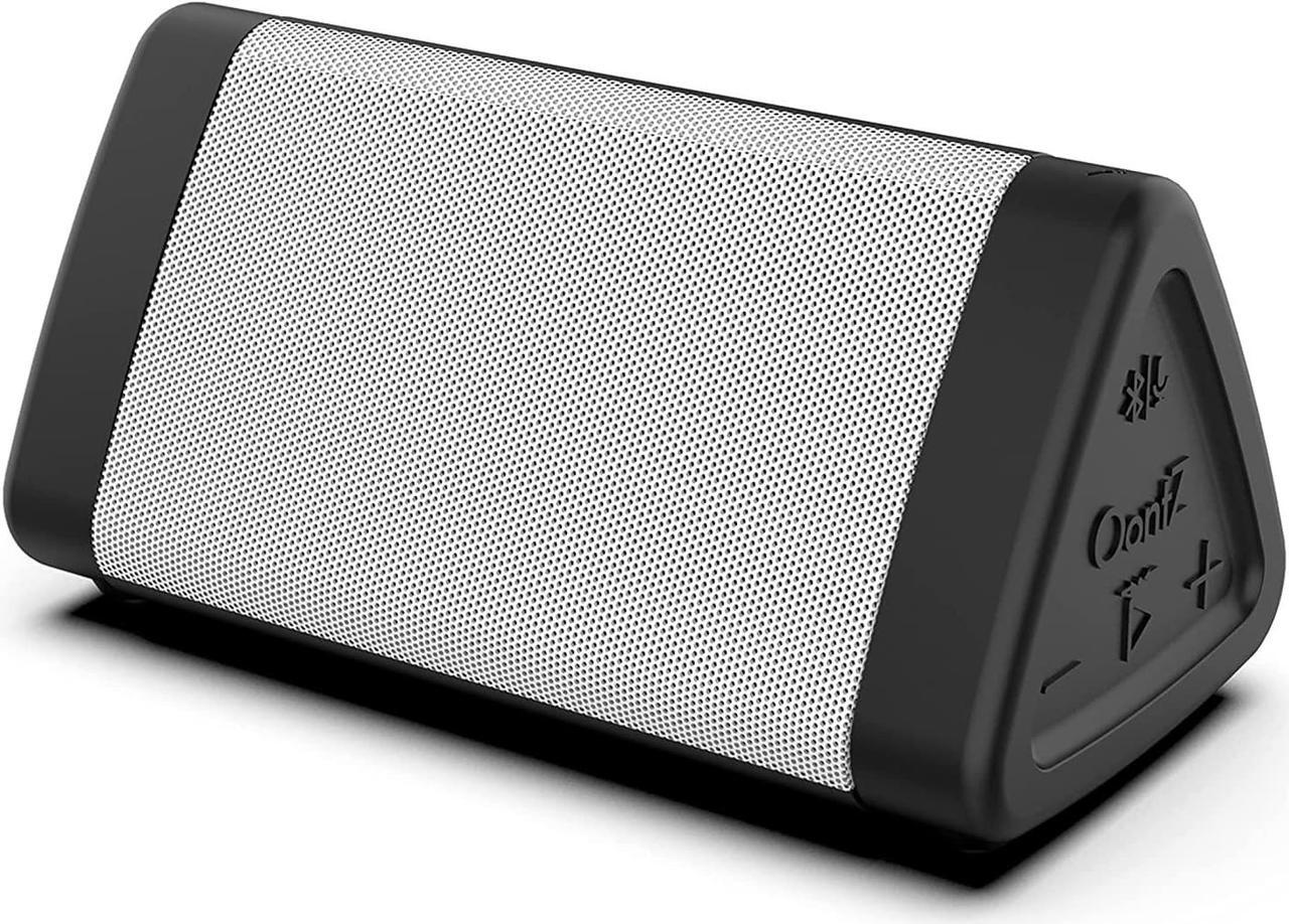 Main image of OontZ Angle 3 Bluetooth Speaker, Portable Wireless Speaker, 10 Watts, Crystal Clear Stereo Sound, Rich Bass, IPX5 Waterproof, Loud Bluetooth Speaker (Black with White Grille)