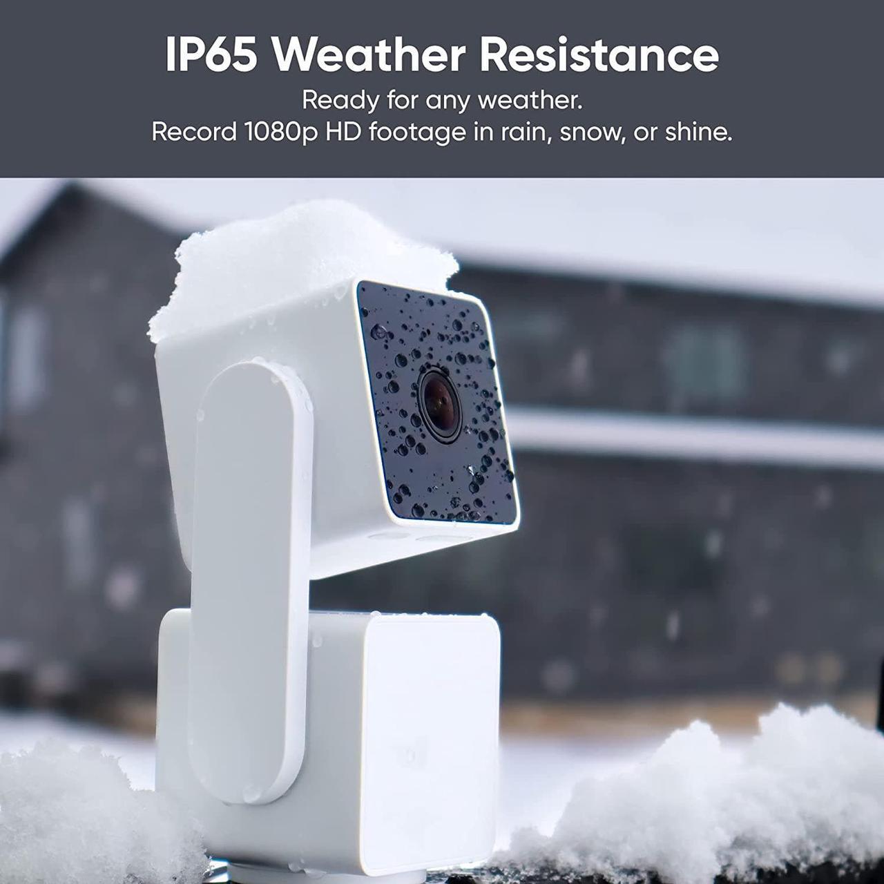 Alt view image 4 of 6 - WYZE Cam Pan v3 Indoor/Outdoor IP65-Rated 1080p Pan/Tilt/Zoom Wi-Fi Smart Home Security Camera with Color Night Vision, 2-Way Audio, Compatible with Alexa & Google Assistant, Includes 3 Mo of Cam Plus