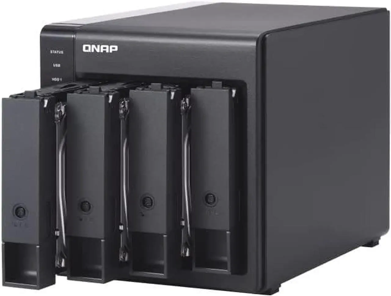 Alt view image 2 of 6 - QNAP TR-004 4 Bay USB Type-C Direct Attached Storage (DAS) with hardware RAID (Diskless)