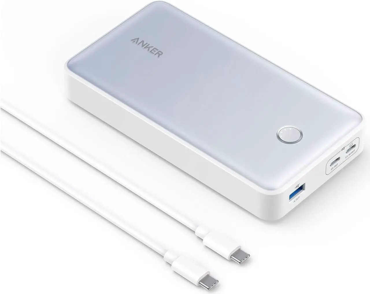 Main image of Anker Portable Charger, 24,000mAh 65W Power Bank, 537 Power Bank (PowerCore 24K for Laptop), for MacBook Pro, Microsoft Surface, iPad Pro, iPhone 14 Pro, Apple Watch Series 5, and More