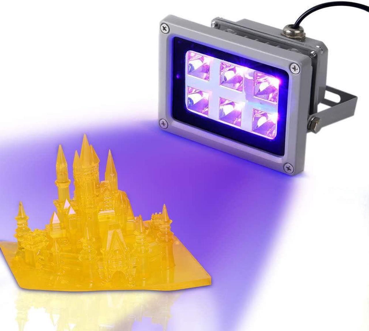Main image of 3D Printer UV Resin Curing Light for SLA/DLP/LCD 3D Printing, Solidify Photosensitive Resin, 405nm UV LED Lights with 60w Output Affect