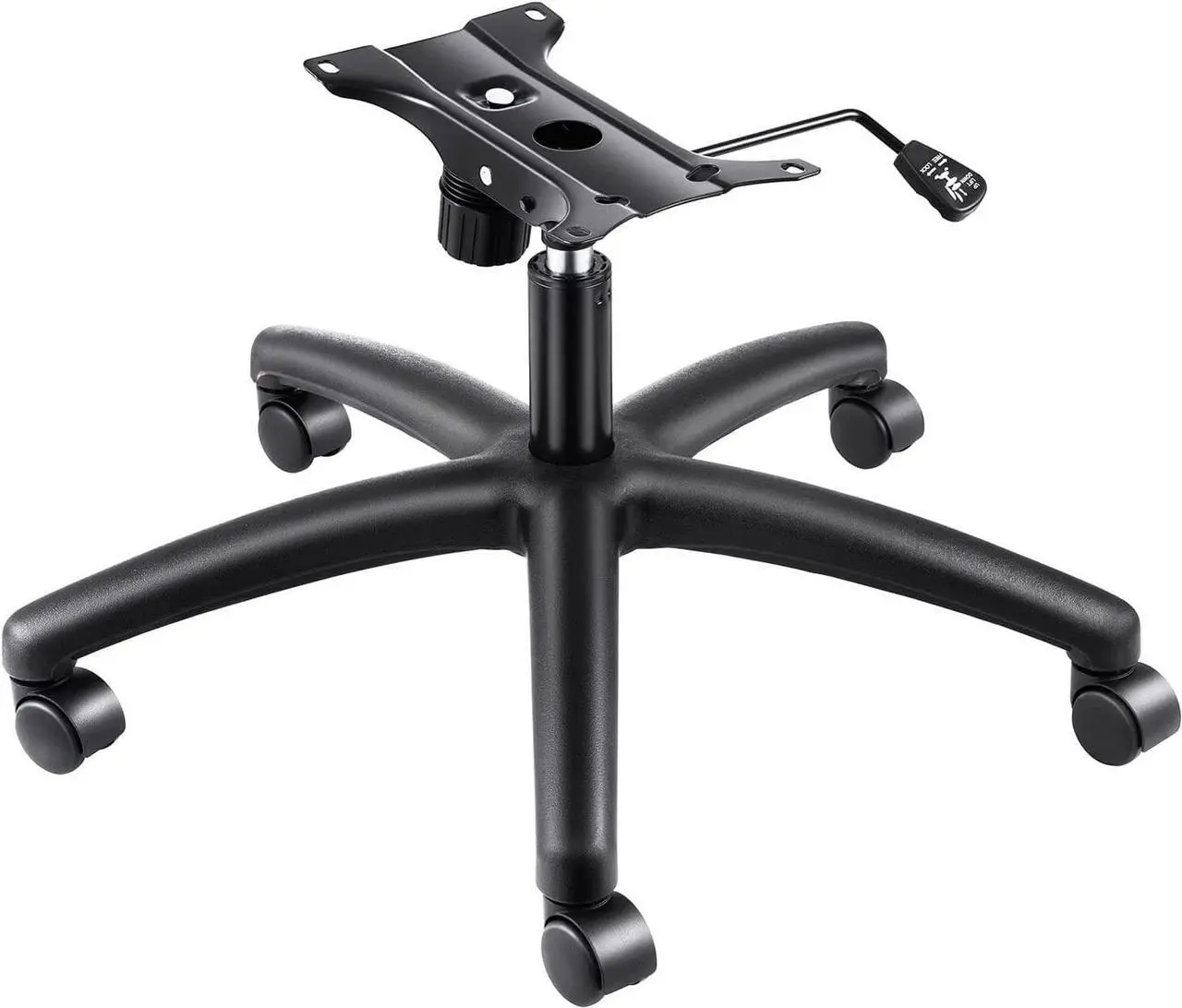 Main image of Topdeep 28" Swivel Chair Base Replacement, Office Chair Base, 350 Pounds Heavy Duty Gaming Chair Replacement Base with Bottom Plate Stand Cylinder and Casters