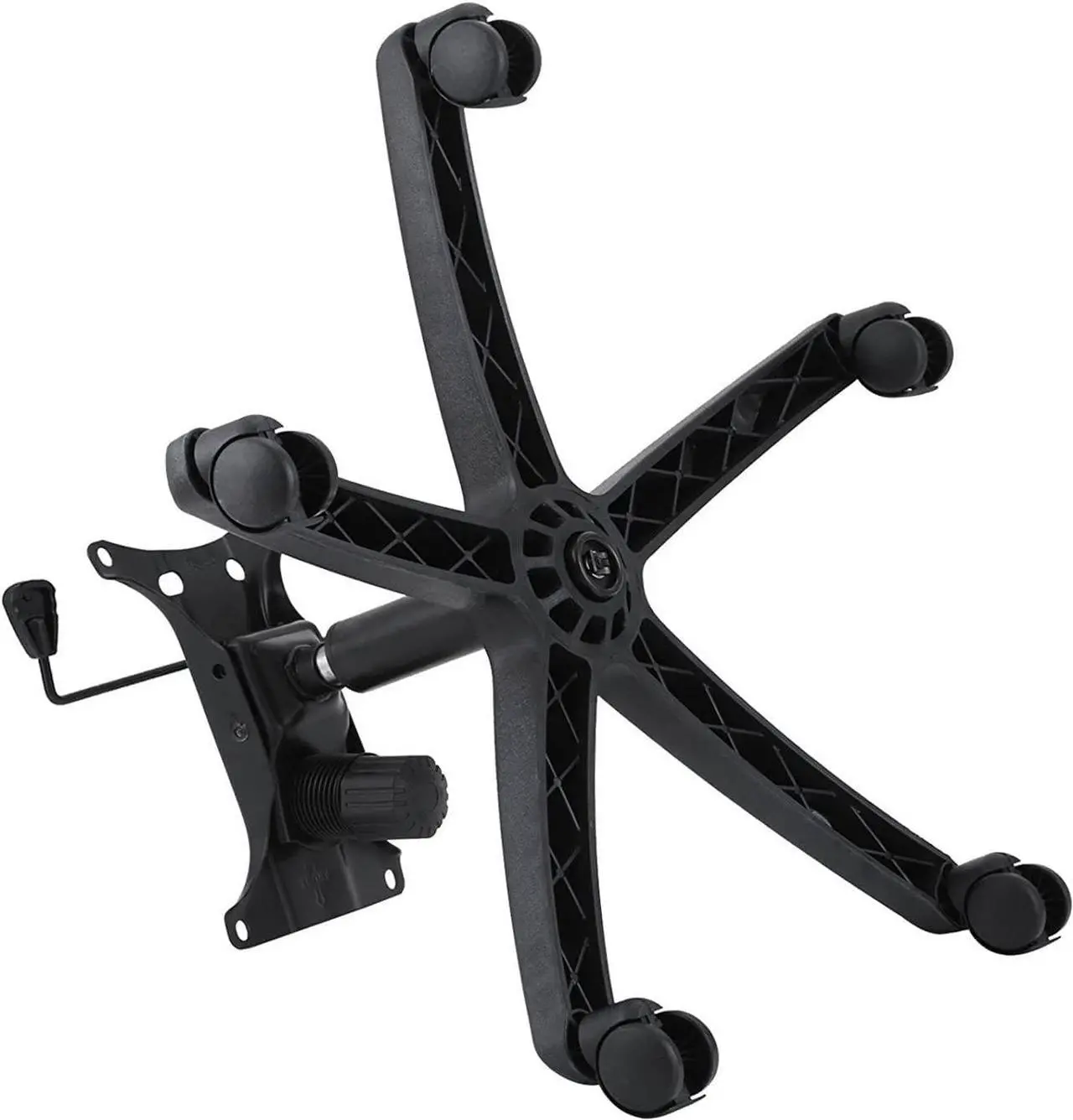 Alt view image 7 of 7 - Topdeep 28" Swivel Chair Base Replacement, Office Chair Base, 350 Pounds Heavy Duty Gaming Chair Replacement Base with Bottom Plate Stand Cylinder and Casters