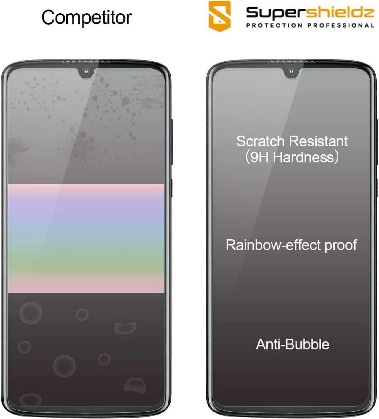 Alt view image 2 of 5 - Supershieldz (2 Pack) Designed for Motorola (Moto Z4) Tempered Glass Screen Protector, Anti Scratch, Bubble Free, Welcome to consult