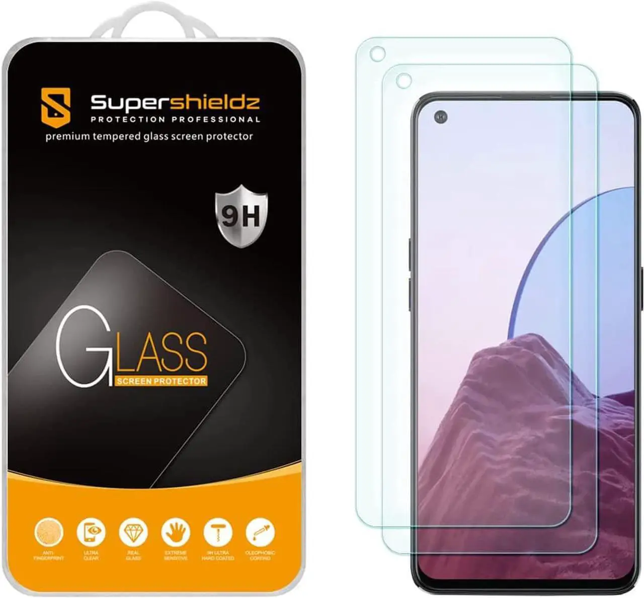 Main image of Supershieldz (2 Pack) Designed for OnePlus Nord N20 5G [Not Fit for Nord N200 5G] Tempered Glass Screen Protector, Anti Scratch, Bubble Free, Welcome to consult
