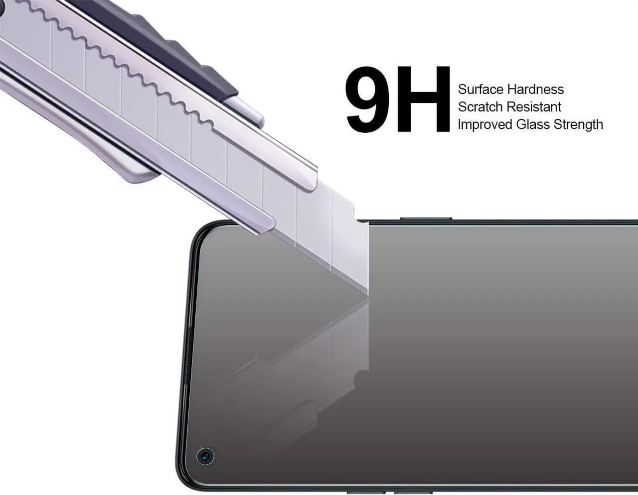 Alt view image 4 of 5 - Supershieldz (2 Pack) Designed for OnePlus Nord N20 5G [Not Fit for Nord N200 5G] Tempered Glass Screen Protector, Anti Scratch, Bubble Free, Welcome to consult