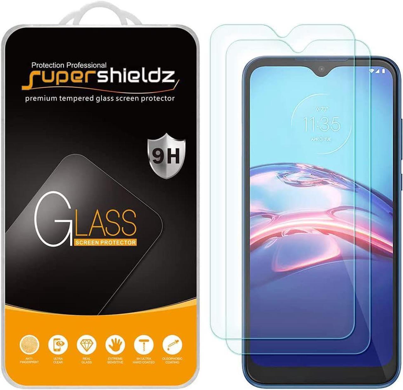 Main image of Supershieldz (2 Pack) Designed for Motorola Moto E (2020) Tempered Glass Screen Protector, Anti Scratch, Bubble Free
