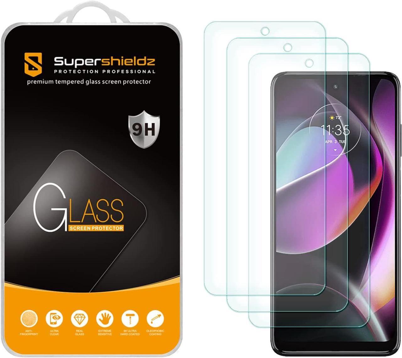 Main image of Supershieldz (3 Pack) Designed for Motorola Moto G 5G (2022) Tempered Glass Screen Protector, Anti Scratch, Bubble Free
